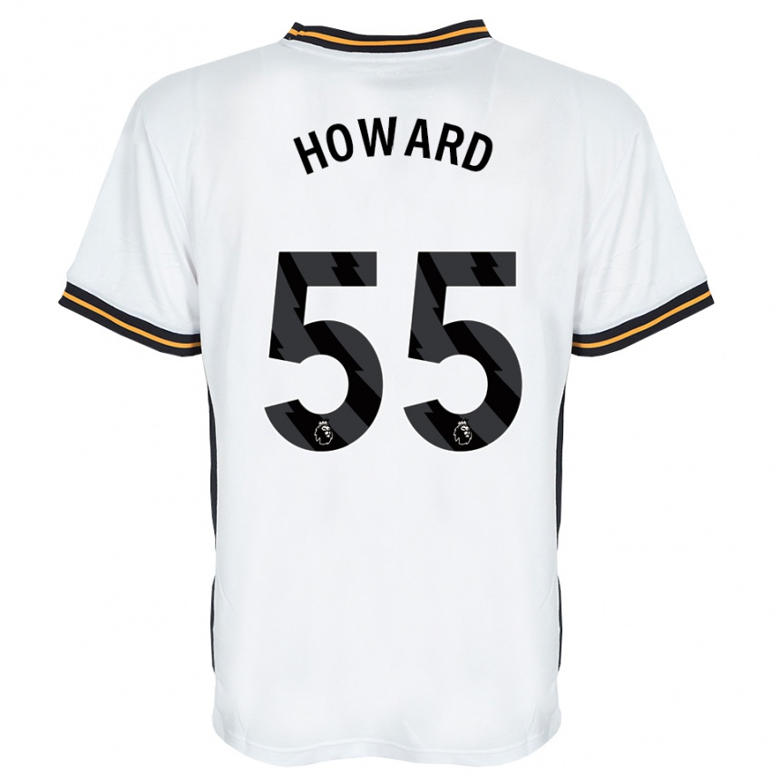 ילדים כדורגל Archie Howard #55 לבן כתום שחור הרחק ג'רזי 2026/27