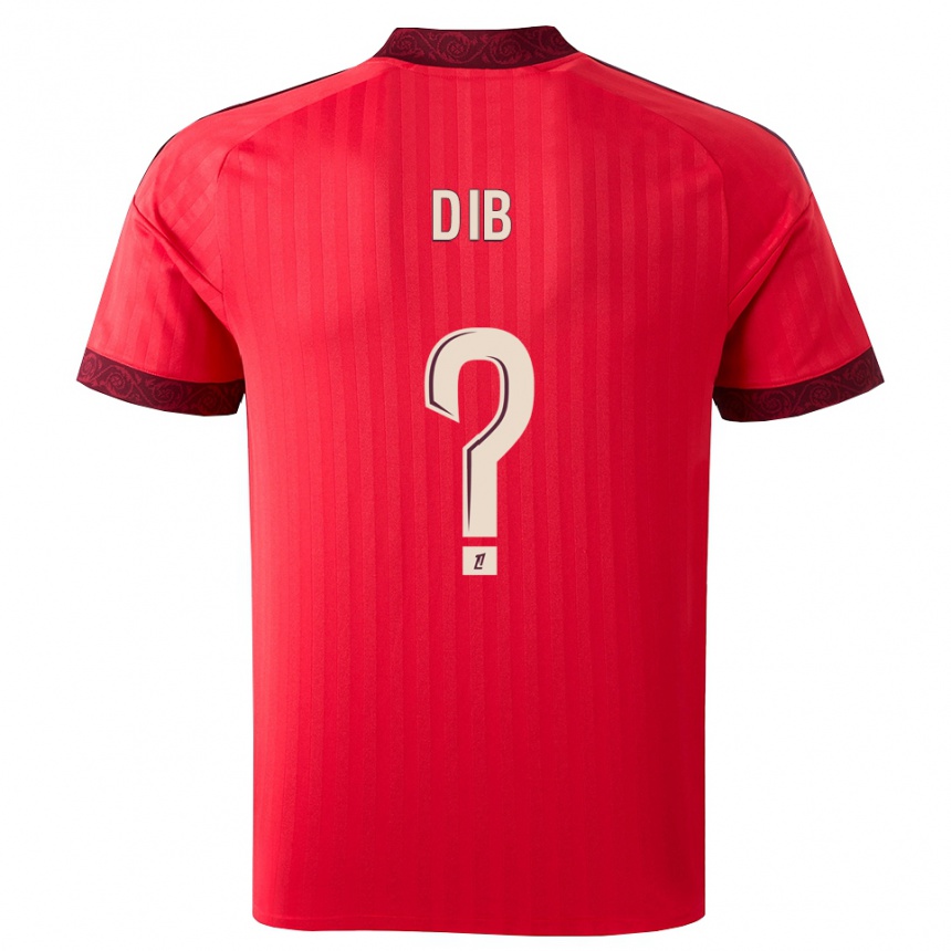 ילדים כדורגל Djibrail Dib #0 בורגונדי אדום לבן הרחק ג'רזי 2026/27 ילדים כדורגל Djibrail Dib #0 בורגונדי אדום לבן הרחק ג'רזי 2026/27