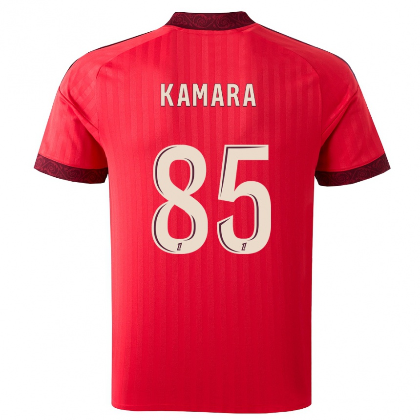 ילדים כדורגל Noham Kamara #85 בורגונדי אדום לבן הרחק ג'רזי 2026/27 ילדים כדורגל Noham Kamara #85 בורגונדי אדום לבן הרחק ג'רזי 2026/27