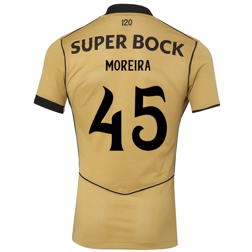 ילדים כדורגל דיוויד מוריירה #45 זהב שחור הרחק ג'רזי 2026/27