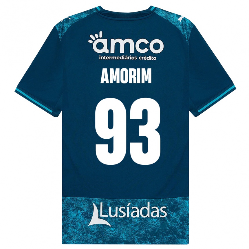 ילדים כדורגל Renato Amorim #93 אפור כהה טורקיז בינוני הרחק ג'רזי 2026/27