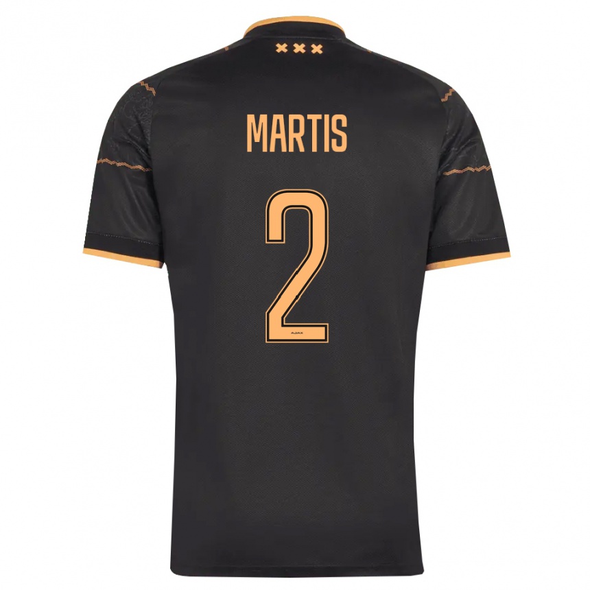 ילדים כדורגל Ky-An Martis #2 שחור כתום הרחק ג'רזי 2026/27 ילדים כדורגל Ky-An Martis #2 שחור כתום הרחק ג'רזי 2026/27