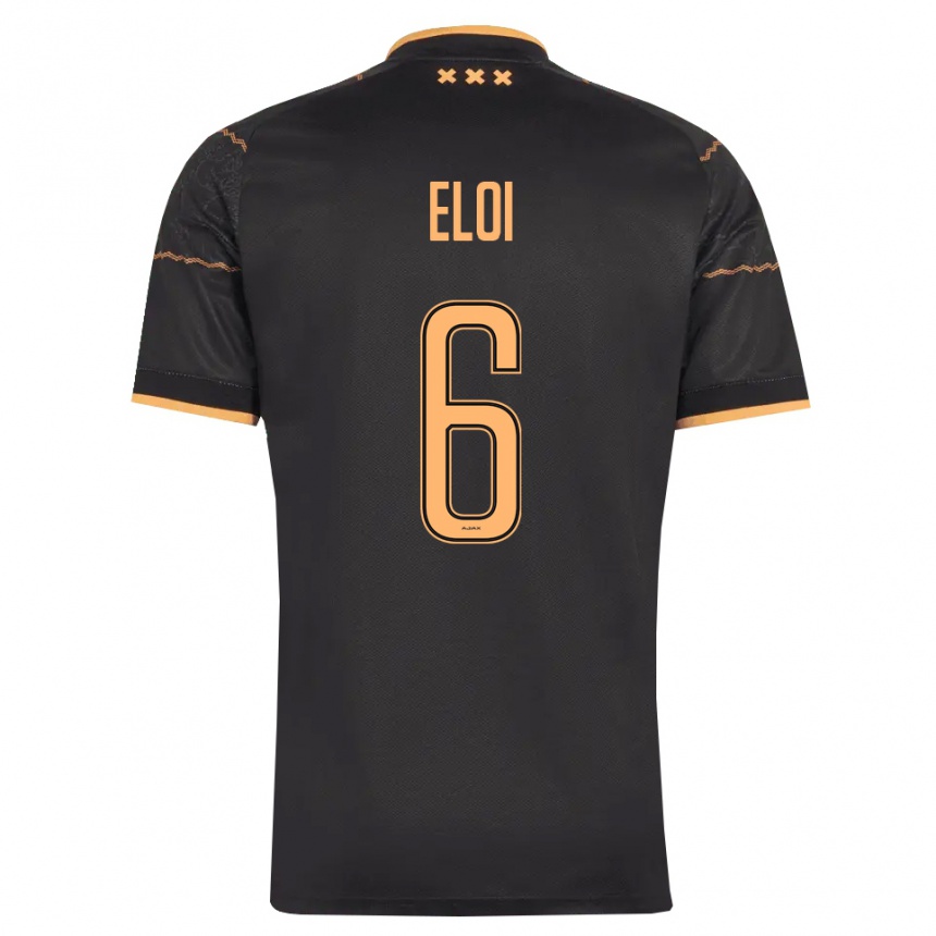 ילדים כדורגל Eloi Gómez #6 שחור כתום הרחק ג'רזי 2026/27 ילדים כדורגל Eloi Gómez #6 שחור כתום הרחק ג'רזי 2026/27