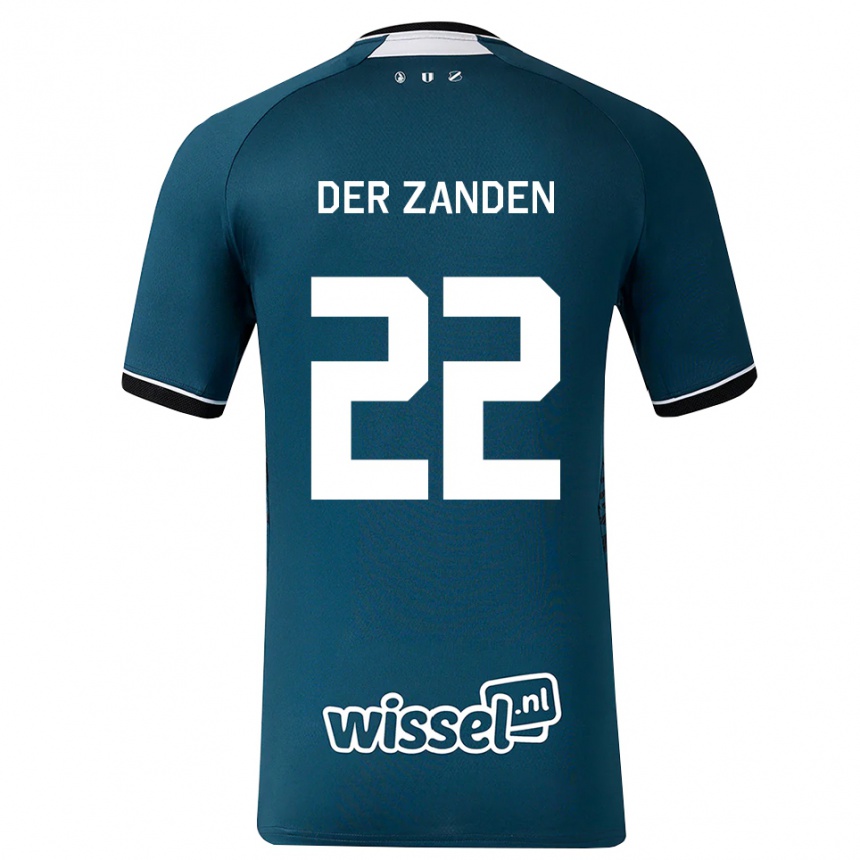 ילדים כדורגל Iise Van Der Zanden #22 אפור כהה לבן הרחק ג'רזי 2026/27