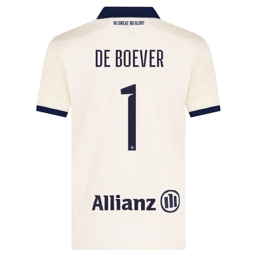 ילדים כדורגל Jesse De Boever #1 בז' שחור הרחק ג'רזי 2026/27