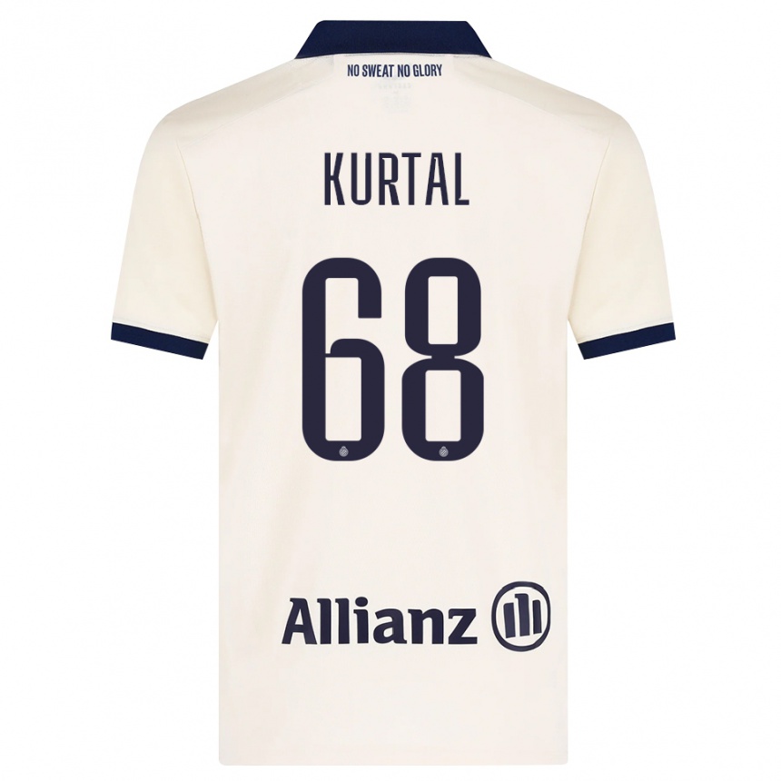 ילדים כדורגל Utku Kurtal #68 בז' שחור הרחק ג'רזי 2026/27
