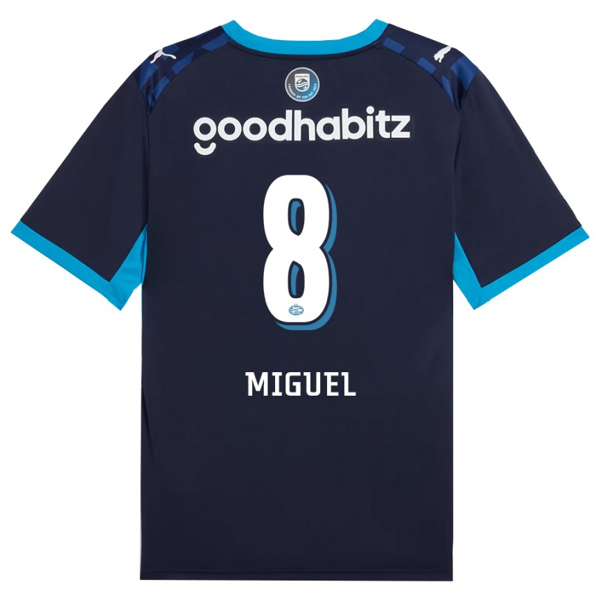ילדים כדורגל Yani Miguel #8 כחול דודוד כחול רויאל ג'רזי קיט שלישי 2026/27