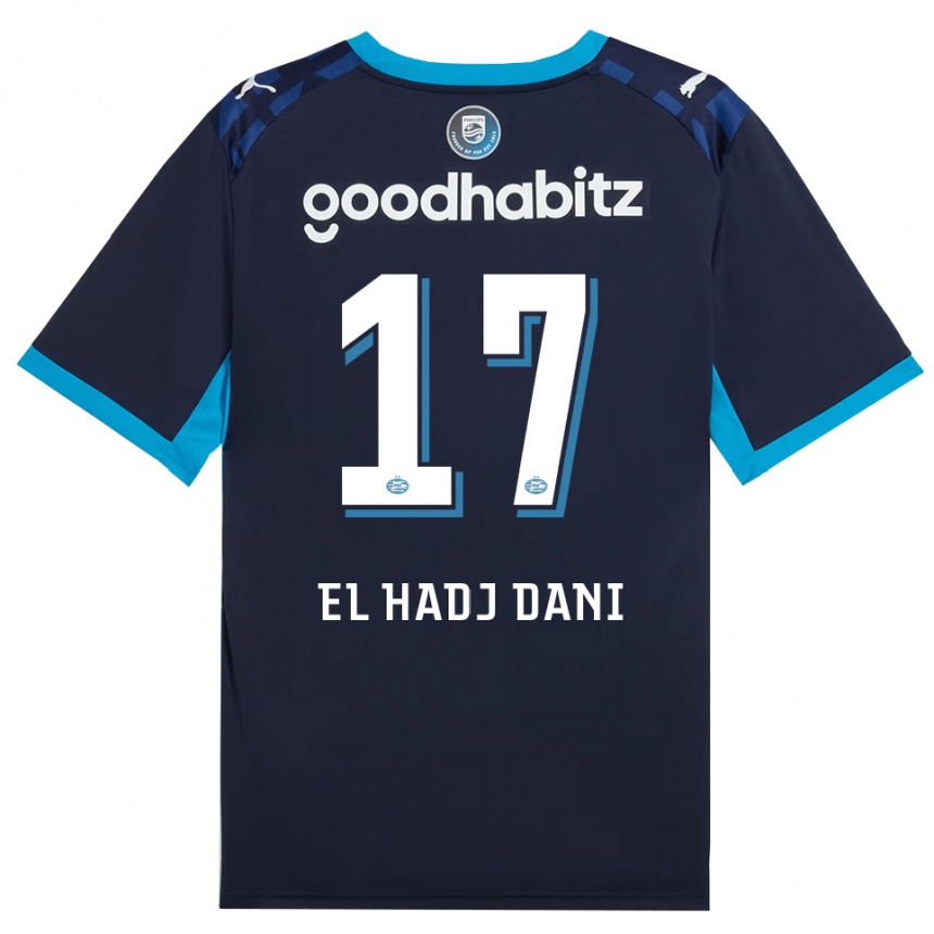 ילדים כדורגל Soudais El Hadj Dani #17 כחול דודוד כחול רויאל ג'רזי קיט שלישי 2026/27