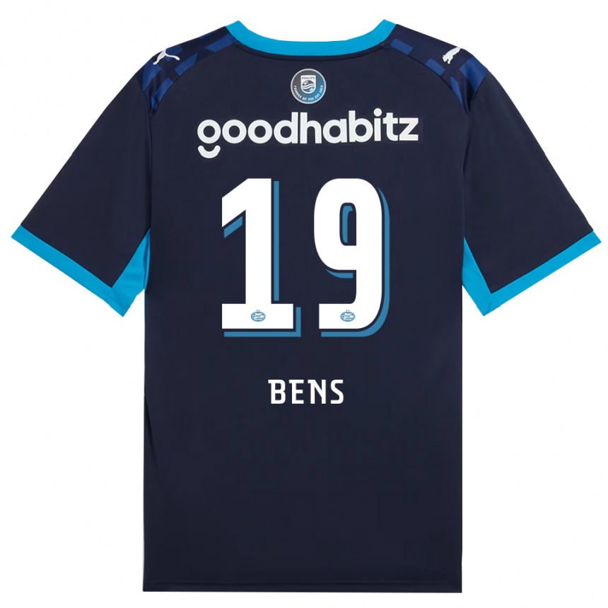ילדים כדורגל Teun Bens #19 כחול דודוד כחול רויאל ג'רזי קיט שלישי 2026/27