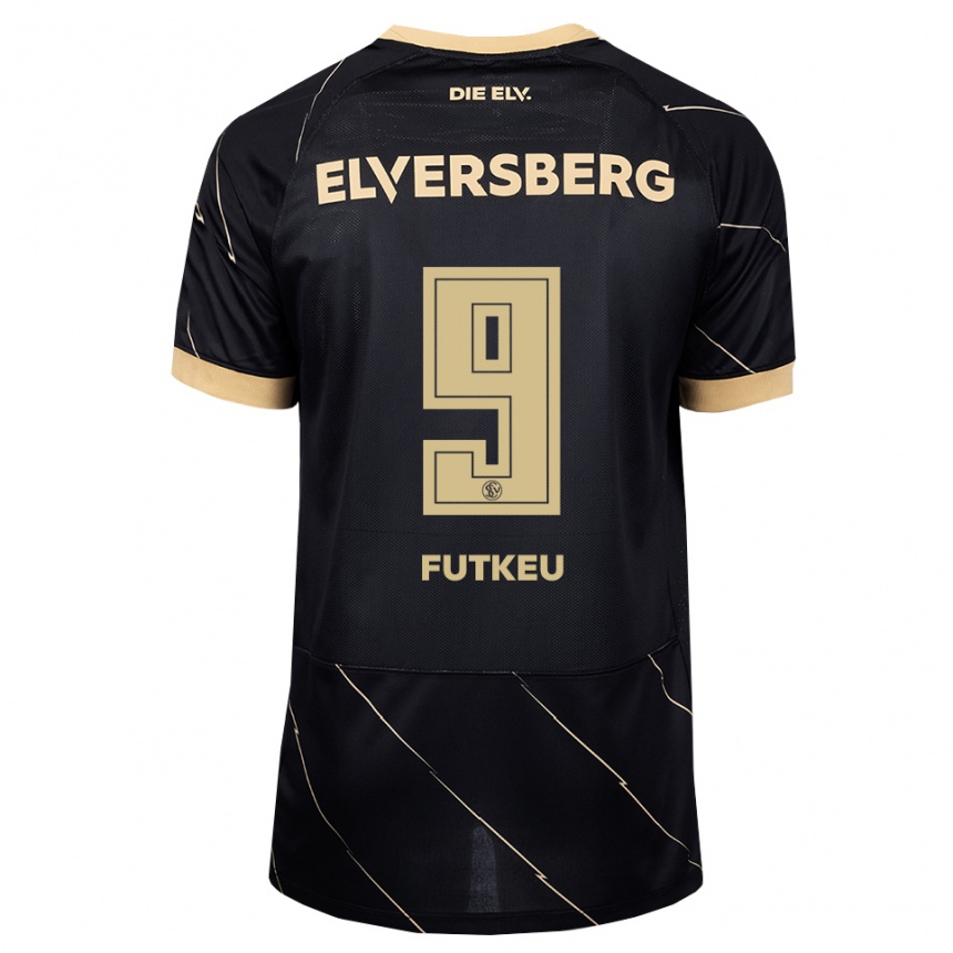 ילדים כדורגל נואל פוטקו #9 שחור חום הרחק ג'רזי 2026/27
