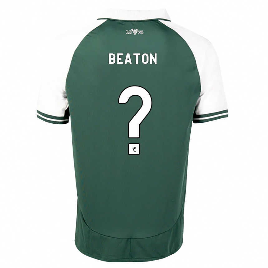 גברים כדורגל Christian Beaton #0 ירוק ים לבן ג'רזי ביתית 2026/27