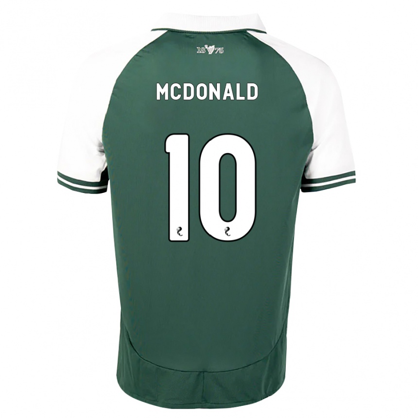 גברים כדורגל Josh Mcdonald #10 ירוק ים לבן ג'רזי ביתית 2026/27