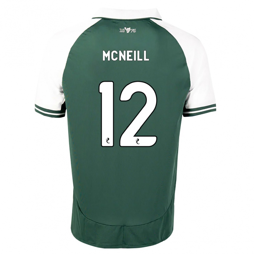 גברים כדורגל Lewis Mcneill #12 ירוק ים לבן ג'רזי ביתית 2026/27