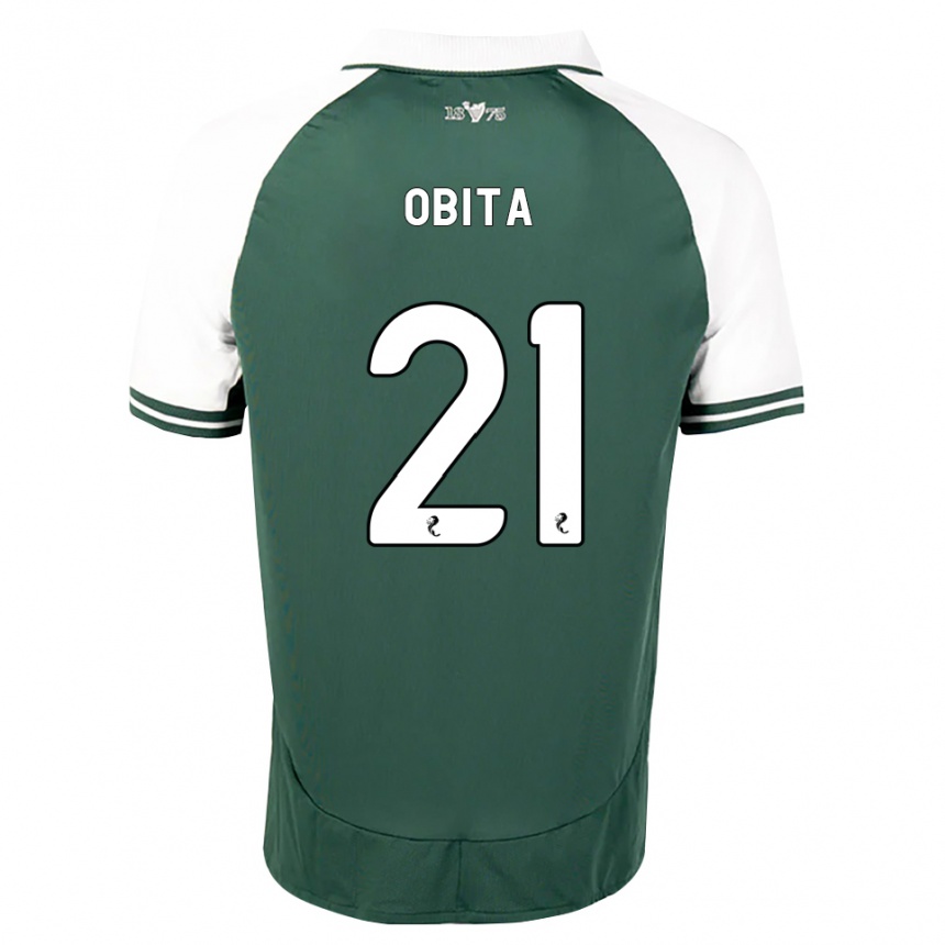 גברים כדורגל Jordan Obita #21 ירוק ים לבן ג'רזי ביתית 2026/27