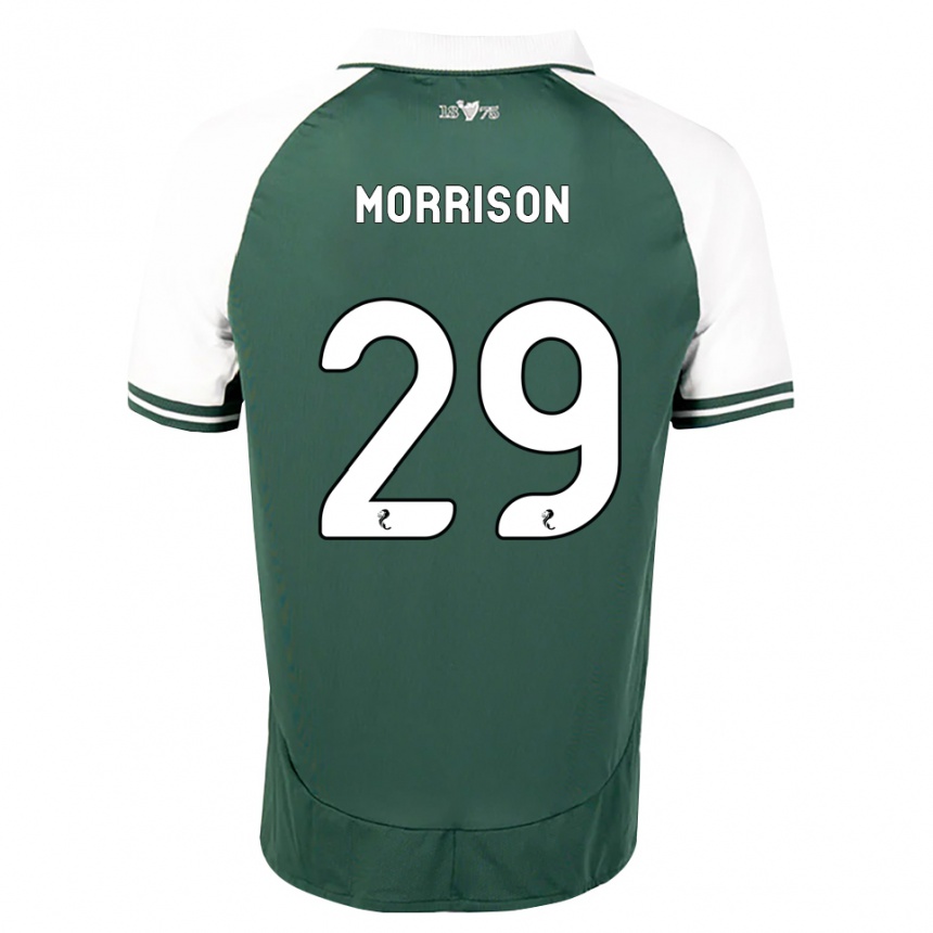 גברים כדורגל Kirsty Morrison #29 ירוק ים לבן ג'רזי ביתית 2026/27