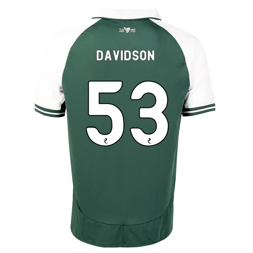 גברים כדורגל Luke Davidson #53 ירוק ים לבן ג'רזי ביתית 2026/27 גברים כדורגל Luke Davidson #53 ירוק ים לבן ג'רזי ביתית 2026/27