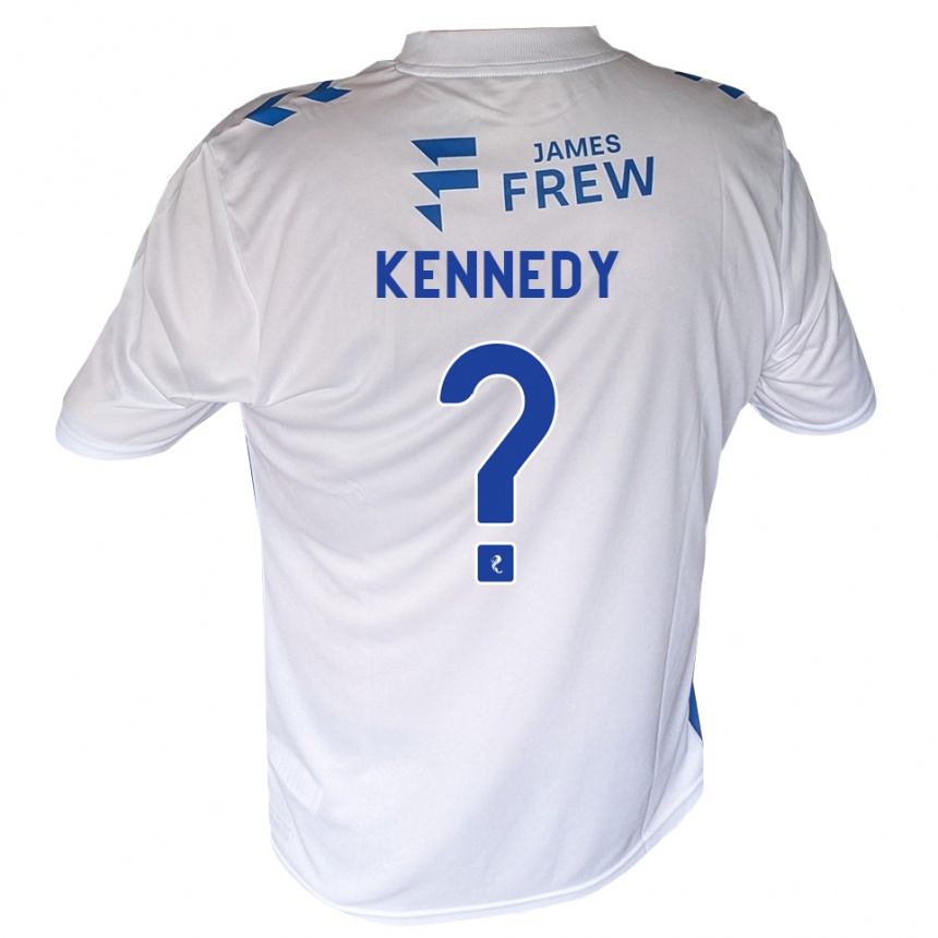 גברים כדורגל Shaun Kennedy #0 כחול מלכותי לבן ג'רזי ביתית 2026/27