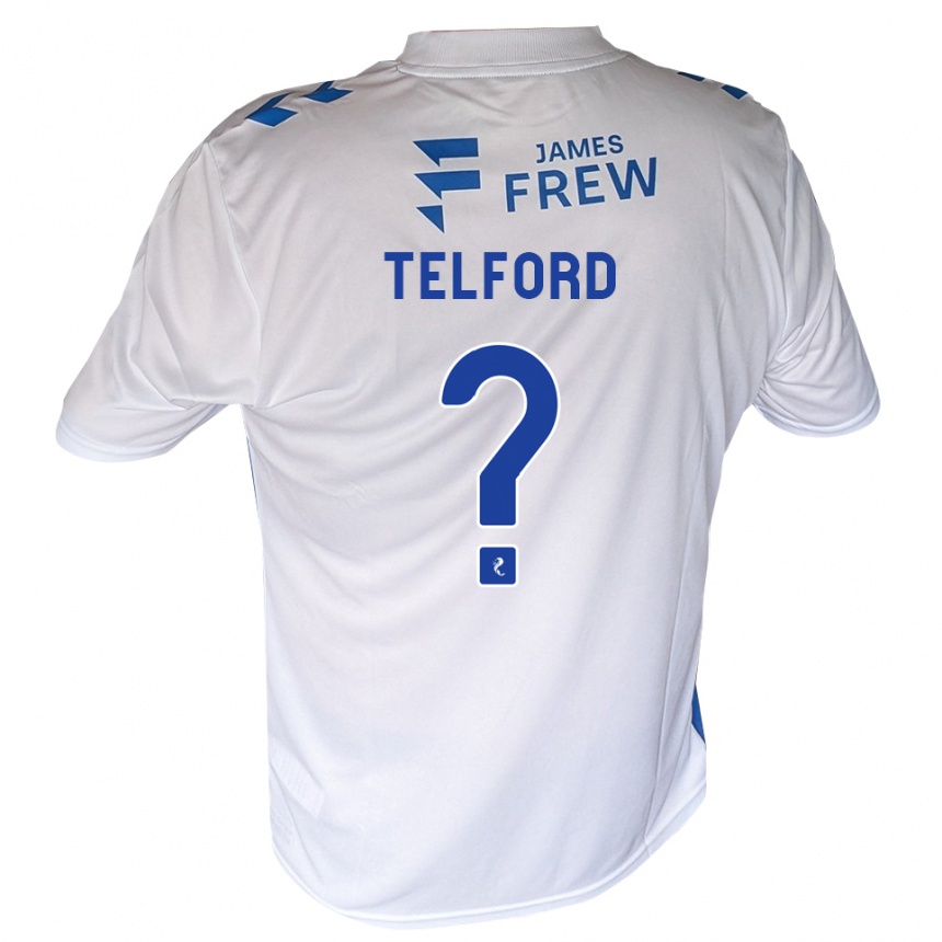 גברים כדורגל Nicole Telford #0 כחול מלכותי לבן ג'רזי ביתית 2026/27