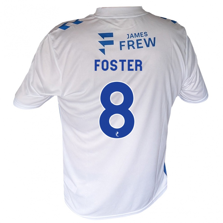 גברים כדורגל Logan Foster #8 כחול מלכותי לבן ג'רזי ביתית 2026/27