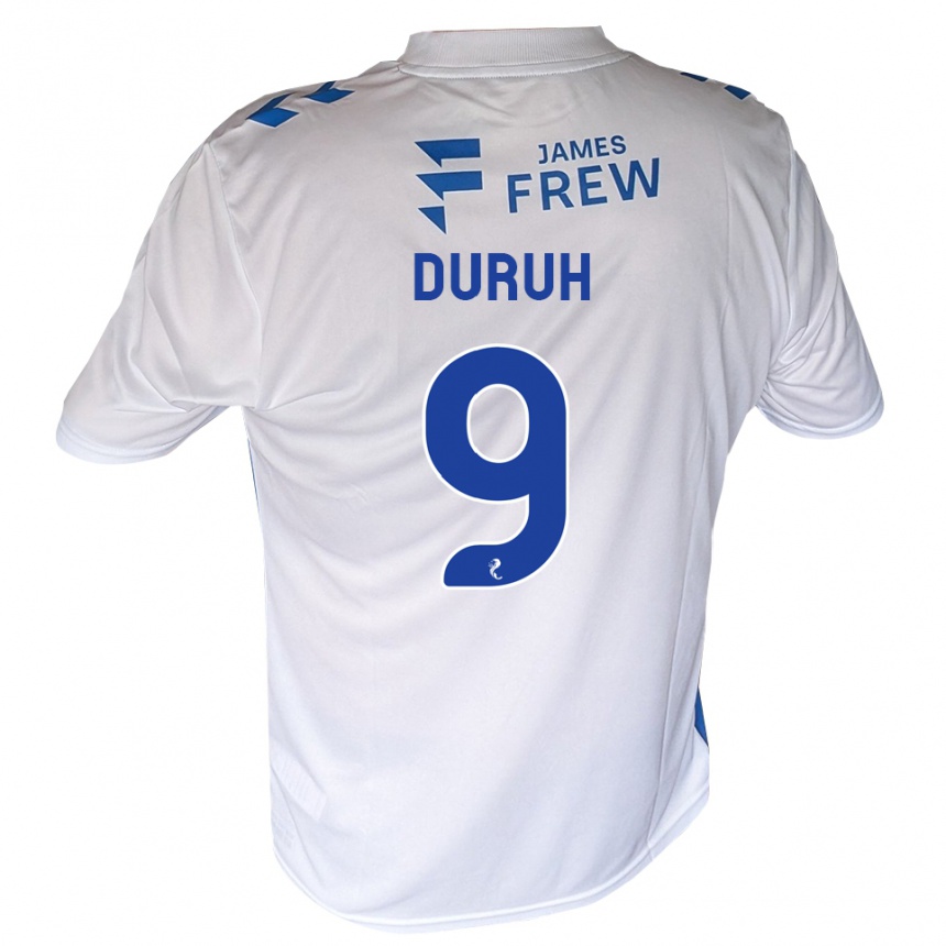 גברים כדורגל Samuel Duruh #9 כחול מלכותי לבן ג'רזי ביתית 2026/27