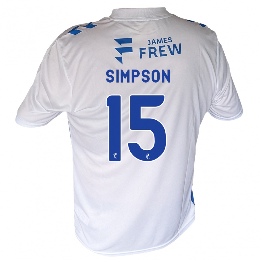 גברים כדורגל Noah Simpson #15 כחול מלכותי לבן ג'רזי ביתית 2026/27