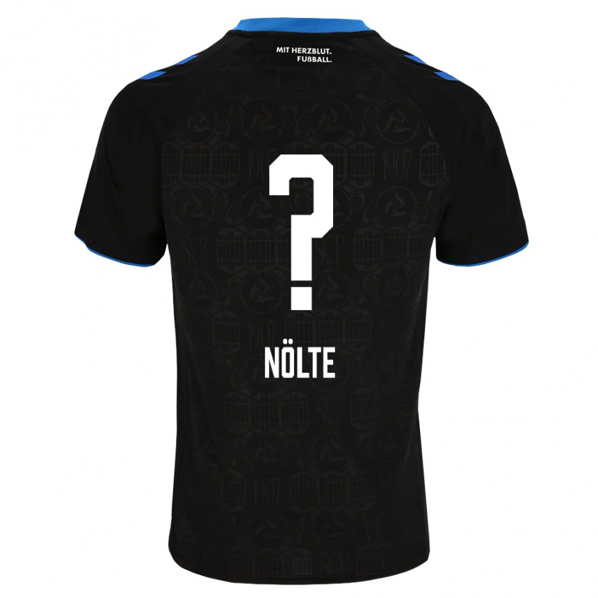 גברים כדורגל Jannik Nölte #0 שחור לבן אדום ג'רזי ביתית 2026/27