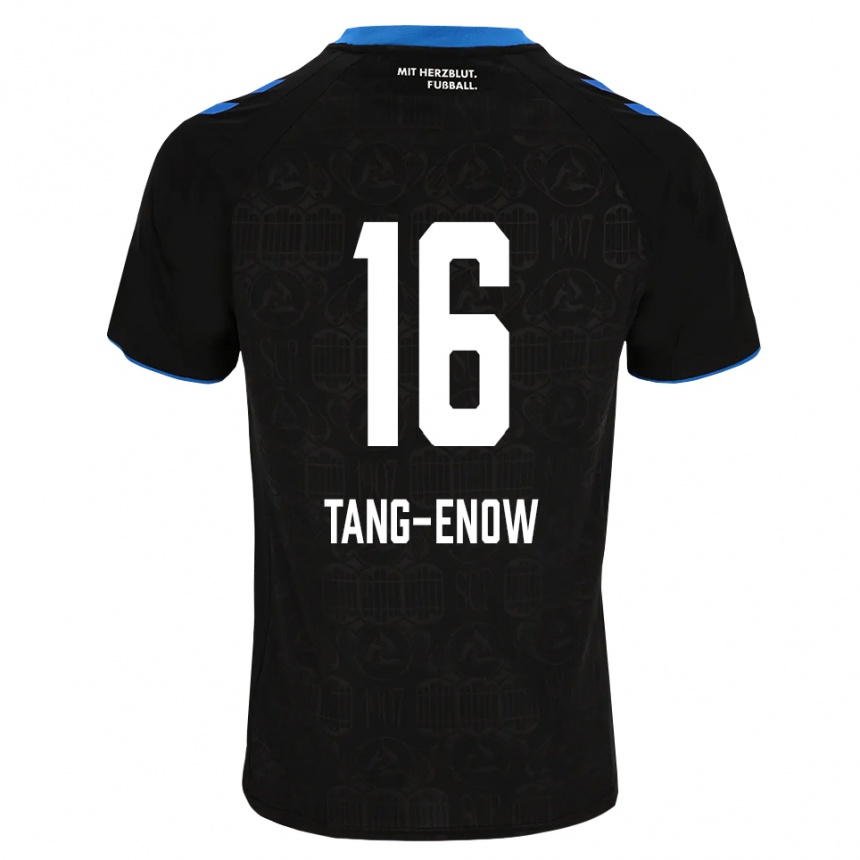 גברים כדורגל Jason Tang-Enow #16 שחור לבן אדום ג'רזי ביתית 2026/27 גברים כדורגל Jason Tang-Enow #16 שחור לבן אדום ג'רזי ביתית 2026/27