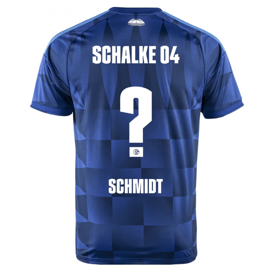 גברים כדורגל Nele Schmidt #0 כחול כהה צהוב לבן ג'רזי ביתית 2026/27