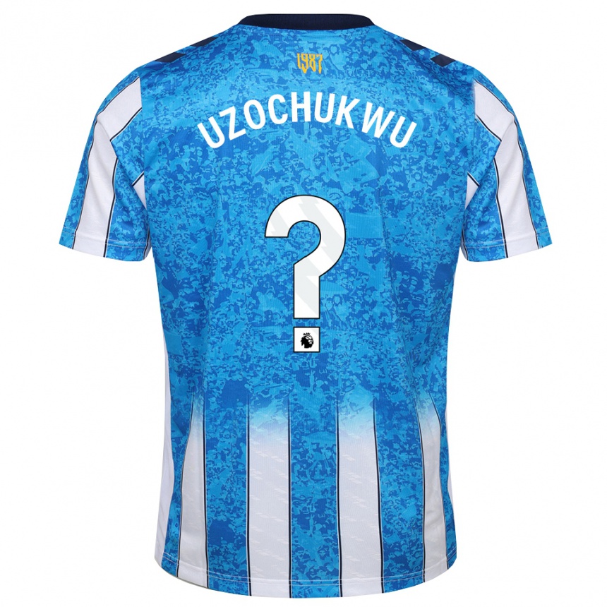 גברים כדורגל Daniel Uzochukwu #0 לבן כחול כתום ג'רזי ביתית 2026/27