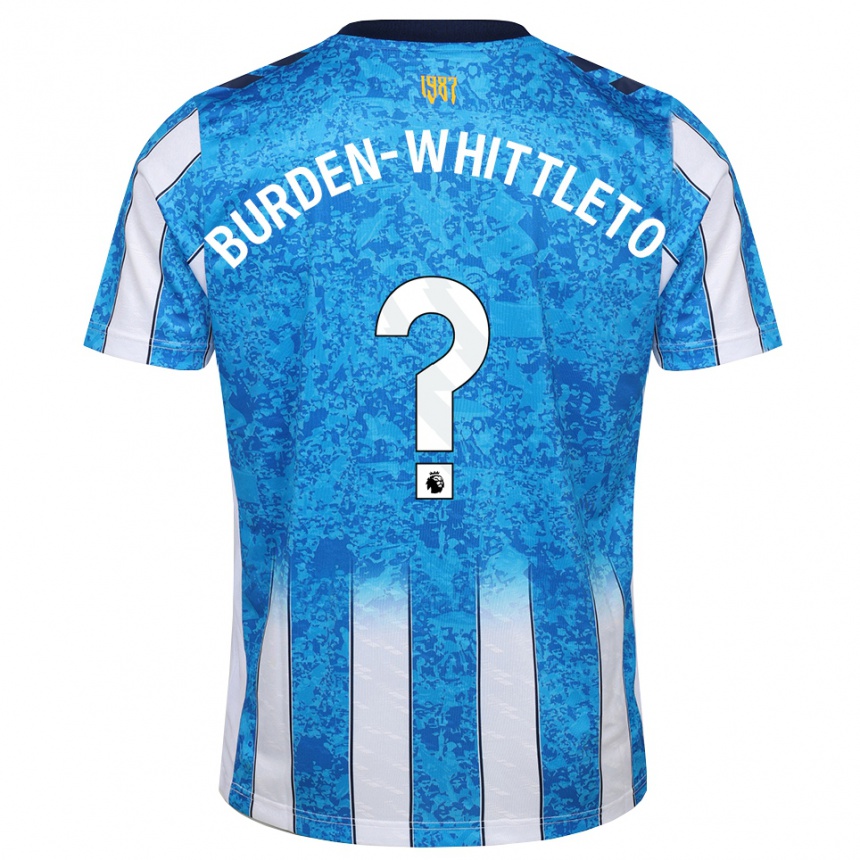 גברים כדורגל Charlie Burden-Whittleton #0 לבן כחול כתום ג'רזי ביתית 2026/27
