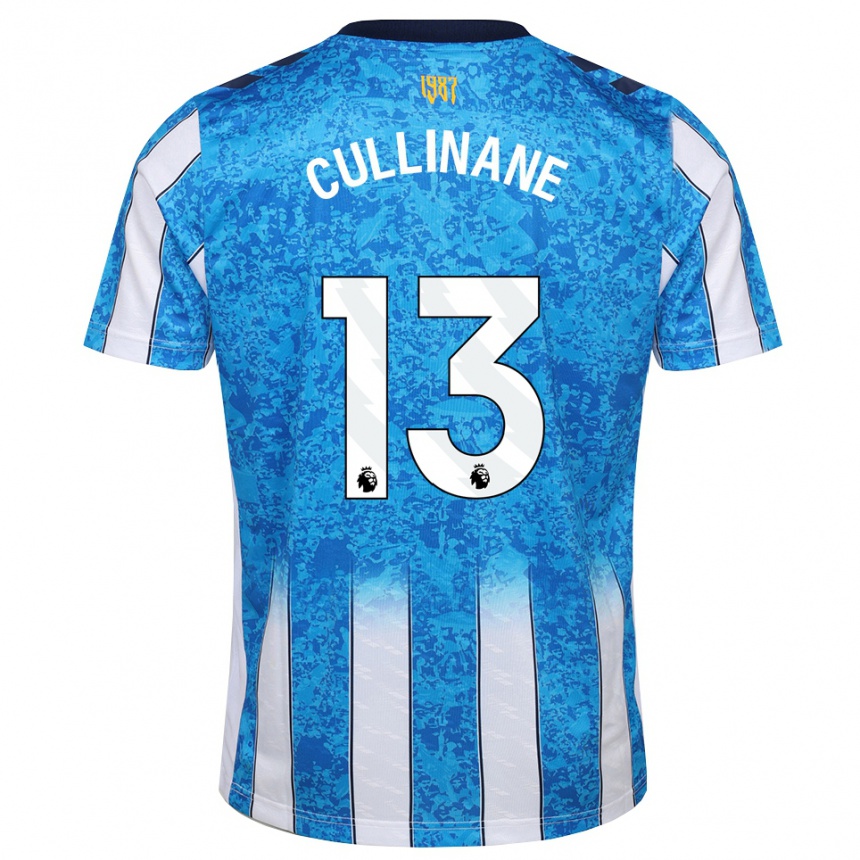 גברים כדורגל Billy-Ray Cullinane #13 לבן כחול כתום ג'רזי ביתית 2026/27