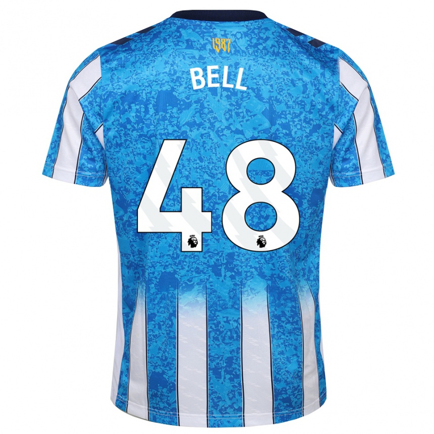 גברים כדורגל Luke Bell #48 לבן כחול כתום ג'רזי ביתית 2026/27 גברים כדורגל Luke Bell #48 לבן כחול כתום ג'רזי ביתית 2026/27