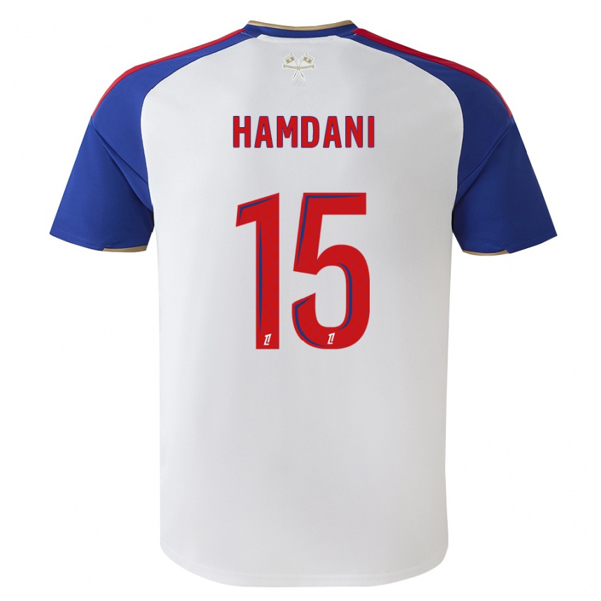 גברים כדורגל Adil Hamdani #15 כחול מלכותי אדום לבן ג'רזי ביתית 2026/27