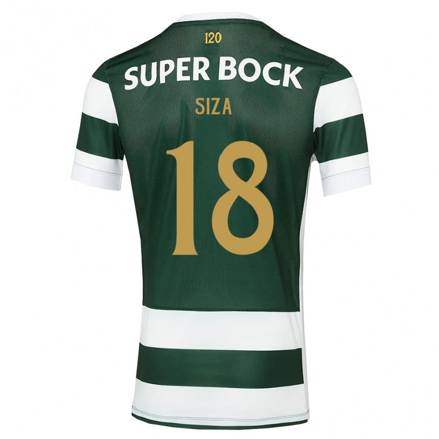 גברים כדורגל Sergio Siza #18 אפור כהה לבן ג'רזי ביתית 2026/27