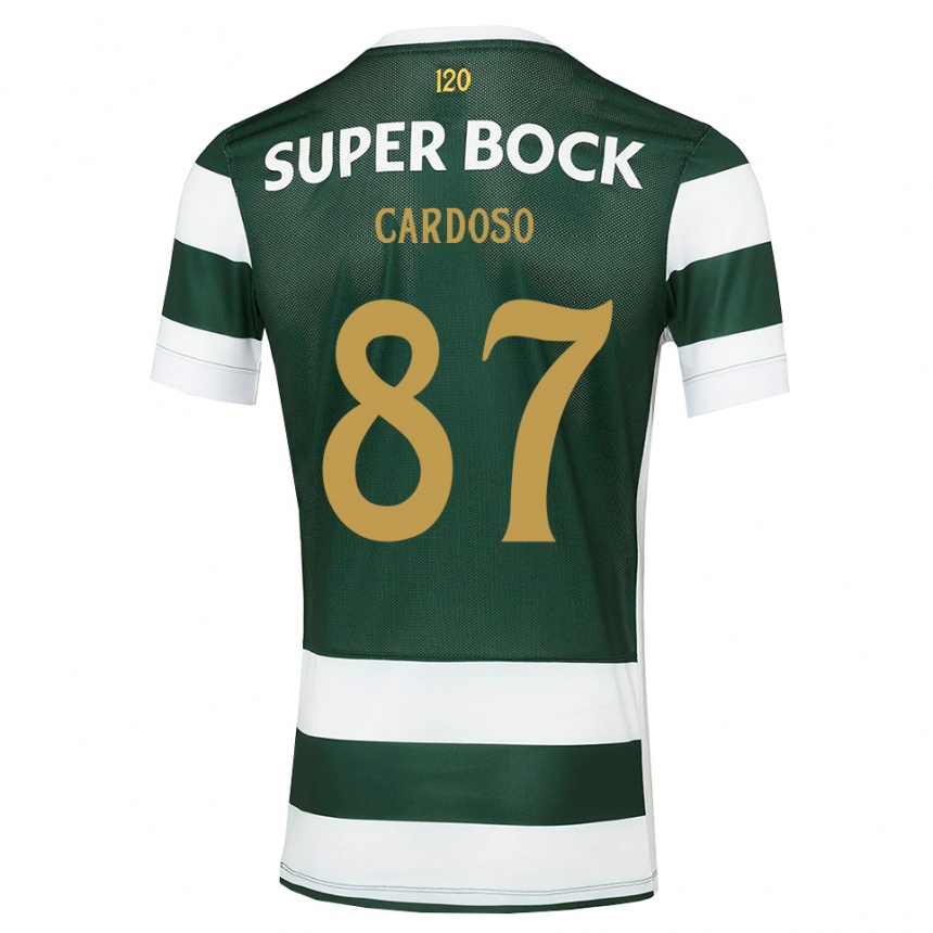 גברים כדורגל Paulo Cardoso #87 אפור כהה לבן ג'רזי ביתית 2026/27