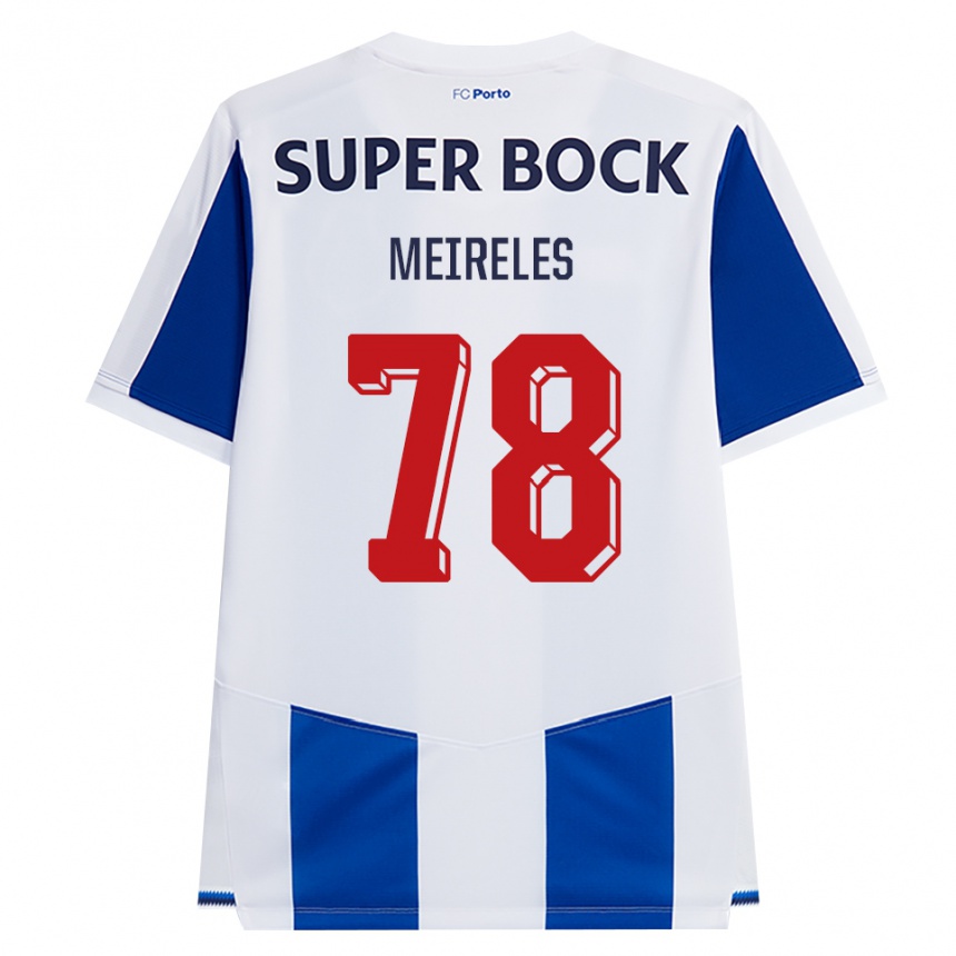 גברים כדורגל חורחה מיירלש #78 כחול לבן אדום ג'רזי ביתית 2026/27