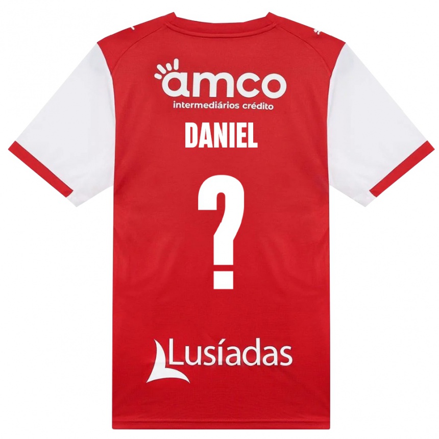 גברים כדורגל Paulo Daniel #0 לבן אדום שחור ג'רזי ביתית 2026/27