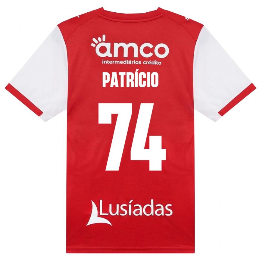 גברים כדורגל Nuno Patrício #74 לבן אדום שחור ג'רזי ביתית 2026/27 גברים כדורגל Nuno Patrício #74 לבן אדום שחור ג'רזי ביתית 2026/27
