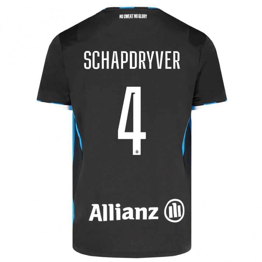 גברים כדורגל Emely Schapdryver #4 שחור אדום כחול ג'רזי ביתית 2026/27 גברים כדורגל Emely Schapdryver #4 שחור אדום כחול ג'רזי ביתית 2026/27