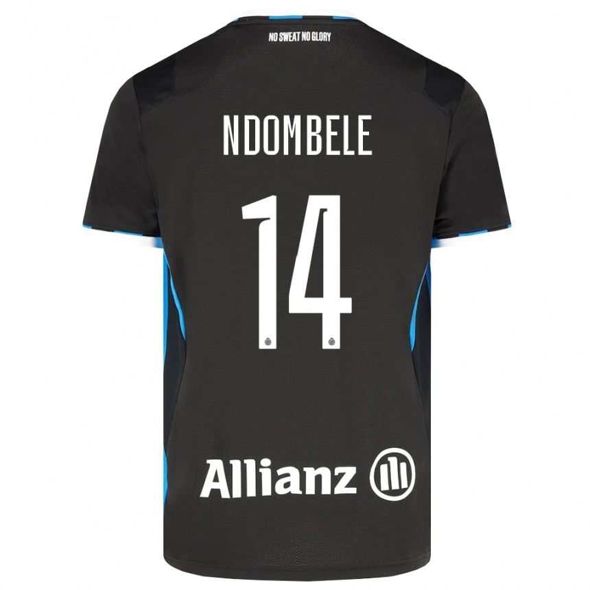 גברים כדורגל Don Ndombele #14 שחור אדום כחול ג'רזי ביתית 2026/27 גברים כדורגל Don Ndombele #14 שחור אדום כחול ג'רזי ביתית 2026/27