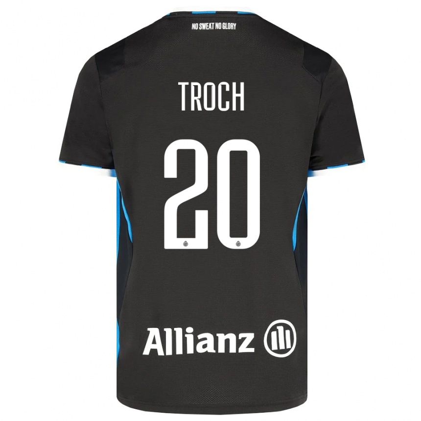 גברים כדורגל Stan Troch #20 שחור אדום כחול ג'רזי ביתית 2026/27