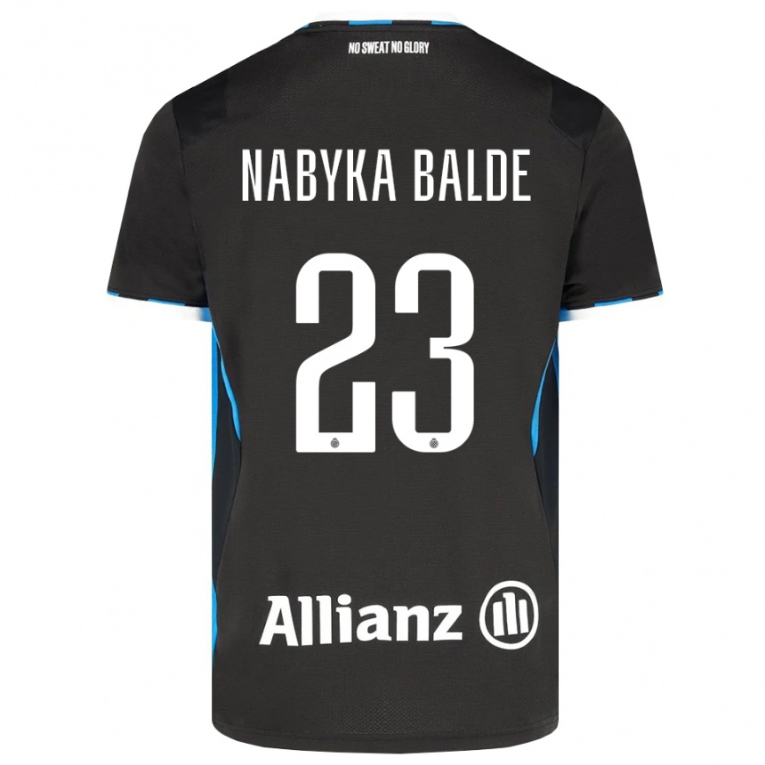 גברים כדורגל Mamadou Nabyka Balde #23 שחור אדום כחול ג'רזי ביתית 2026/27