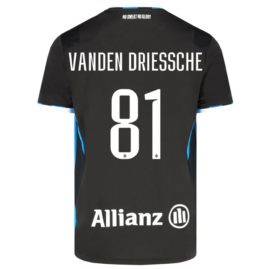 גברים כדורגל Argus Vanden Driessche #81 שחור אדום כחול ג'רזי ביתית 2026/27