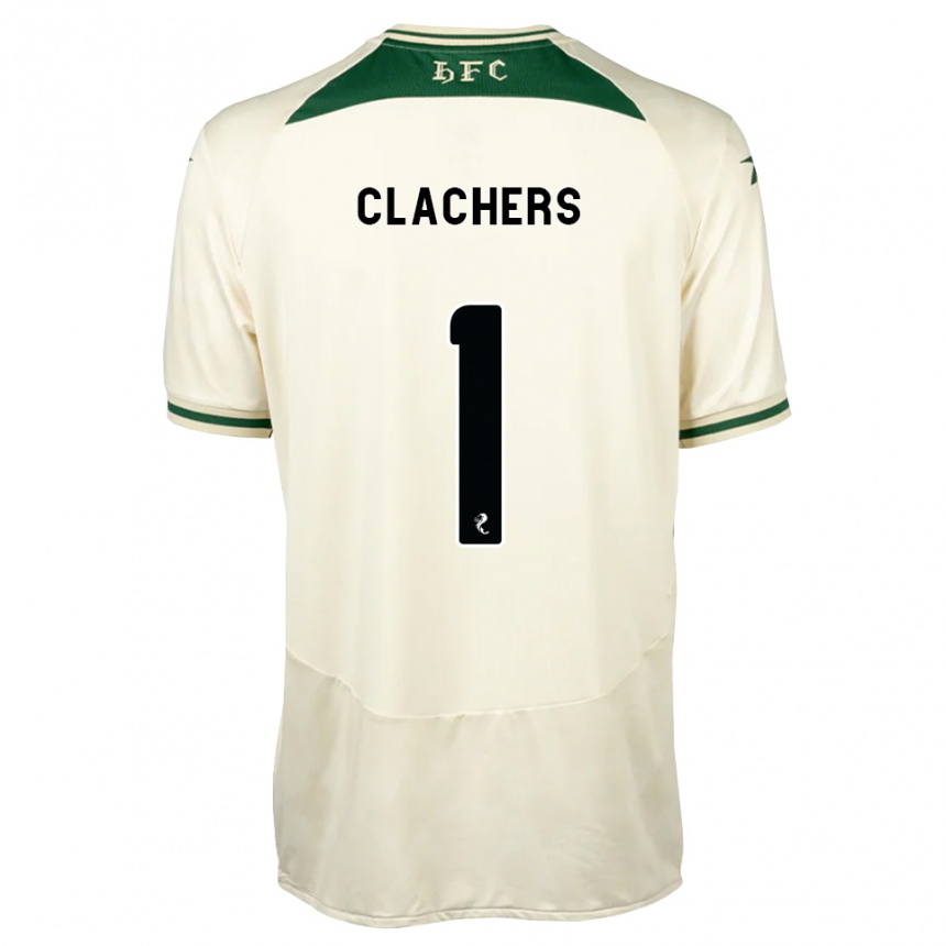 גברים כדורגל Erin Clachers #1 לבן ירוק יער הרחק ג'רזי 2026/27