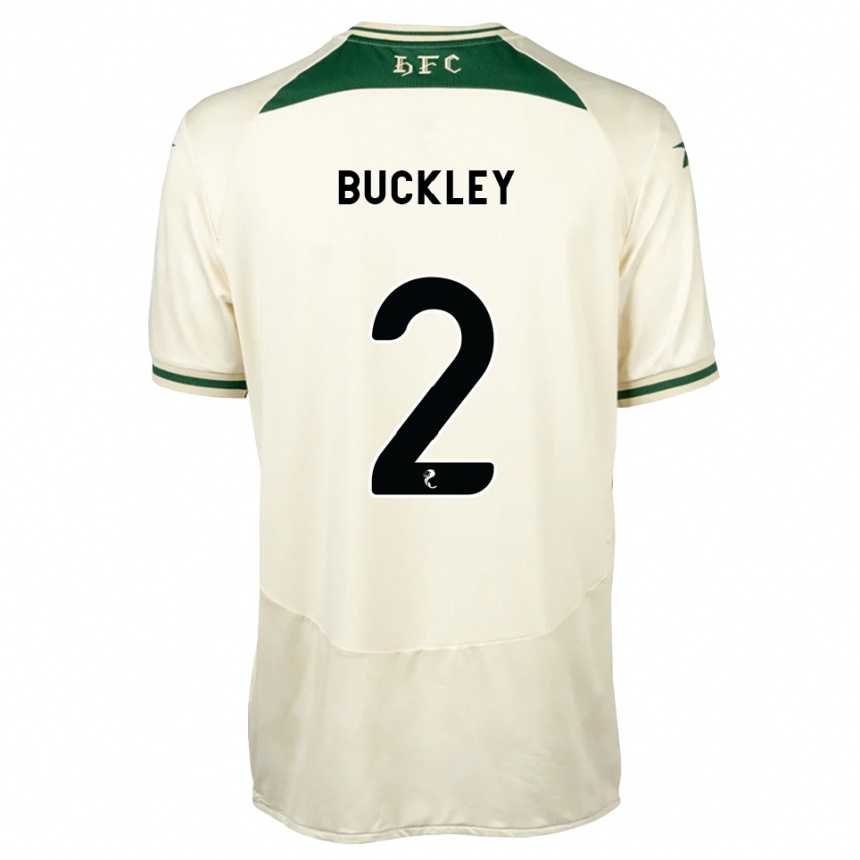 גברים כדורגל Adam Buckley #2 לבן ירוק יער הרחק ג'רזי 2026/27