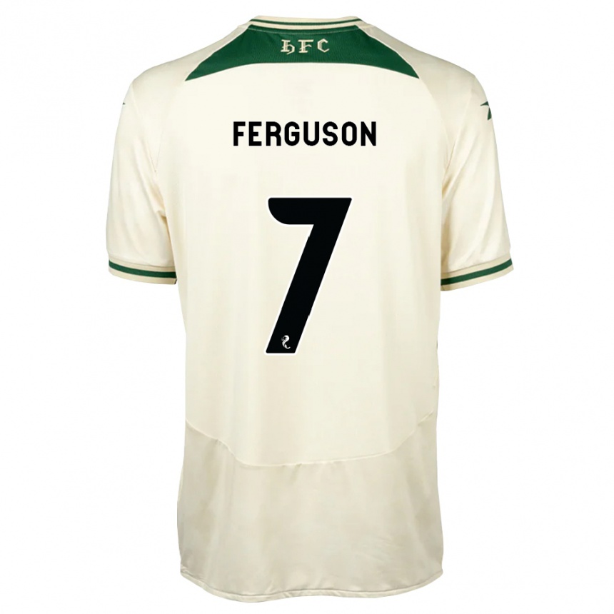 גברים כדורגל Abbie Ferguson #7 לבן ירוק יער הרחק ג'רזי 2026/27