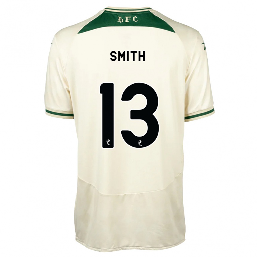 גברים כדורגל Jordan Smith #13 לבן ירוק יער הרחק ג'רזי 2026/27