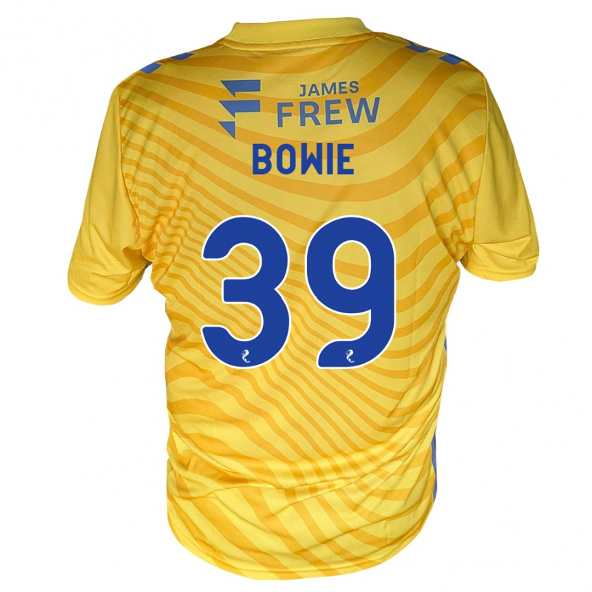 גברים כדורגל Euan Bowie #39 כחול מלכותי צהוב הרחק ג'רזי 2026/27