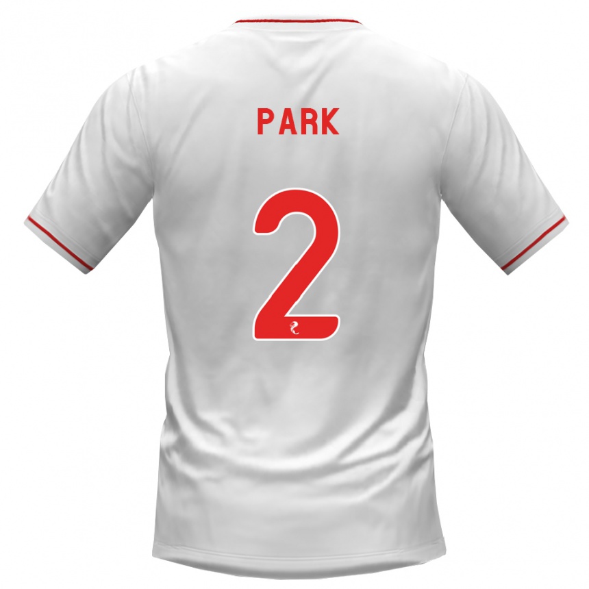 גברים כדורגל Lily Park #2 לבן אדום הרחק ג'רזי 2026/27