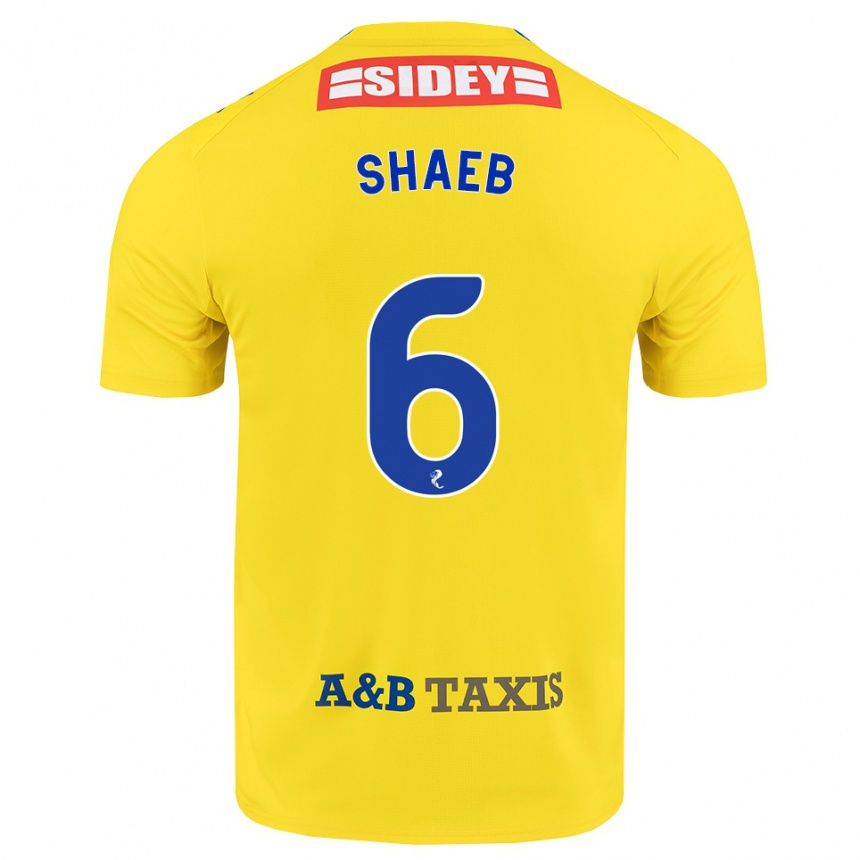 גברים כדורגל Adam Shaeb #6 צהוב כחול שחור הרחק ג'רזי 2026/27